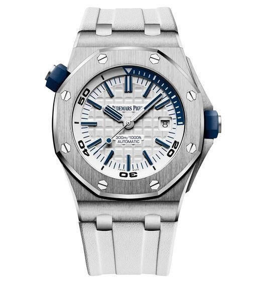 AAA Replica Audemars Piguet Royal Oak Offshore Diver White Watch 15710ST.OO.A010CA.01
